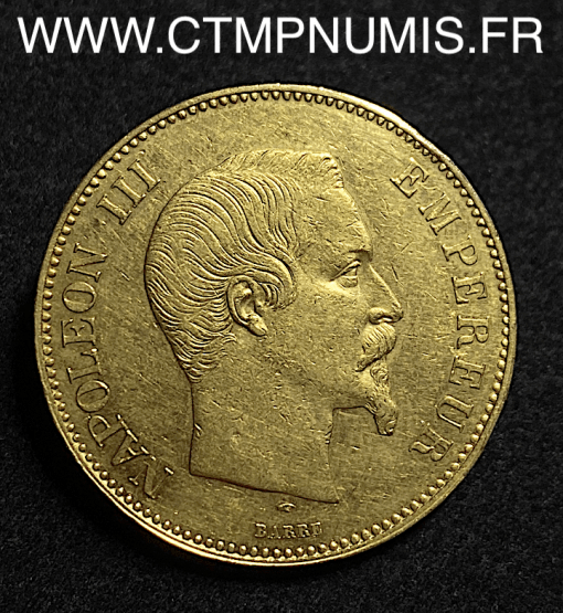 ,100,FRANCS,OR,NAPOLEON,III,1857,PARIS,