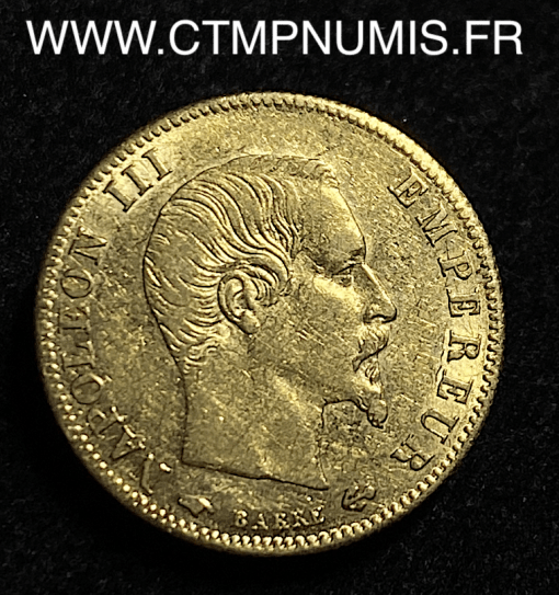 ,5,FRANCS,OR,NAPOLEON,III,1860,A,PARIS,