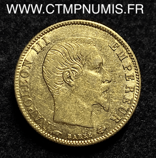 ,5,FRANCS,OR,NAPOLEON,III,1860/50,A,PARIS,