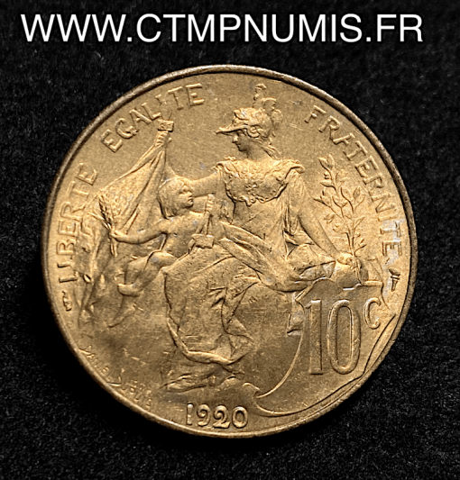 ,10,CENTIMES,DANIEL,DUPUIS,1920,SPL,