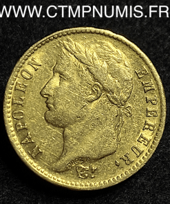 ,20,FRANCS,OR,NAPOLEON,I°,EMPIRE,1814,A,PARIS,