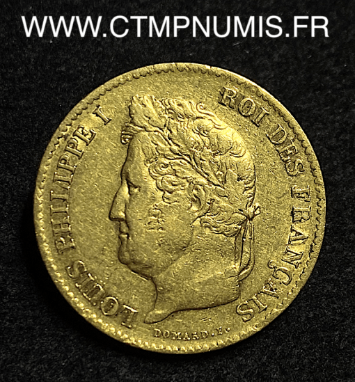 ,40,FRANCS,OR,LOUIS,PHILIPPE,1833,A,PARIS,