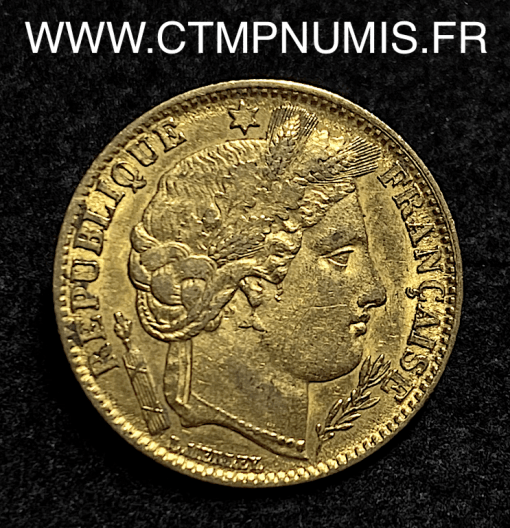 ,10,FRANCS,OR,CERES,II°,REPUBLIQUE,1851,PARIS,