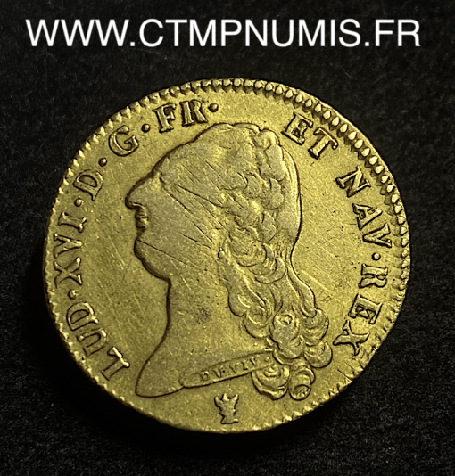 ,LOUIS,XVI,DOUBLE,LOUIS,OR,1786,LIMOGES,