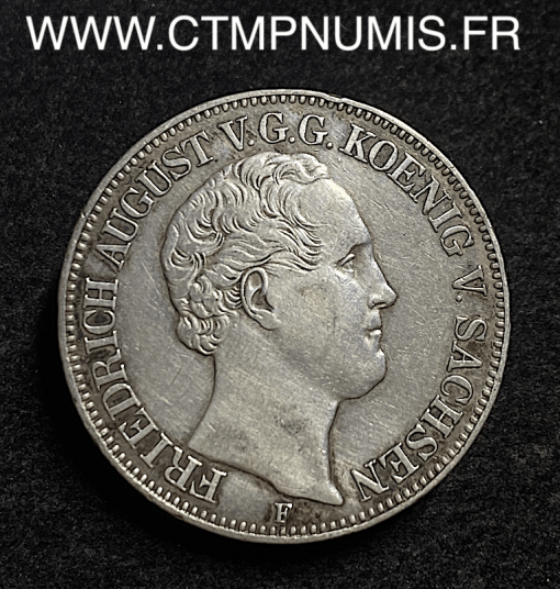 ,ALLEMAGNE,SAXE,1,THALER,ARGENT,1848,