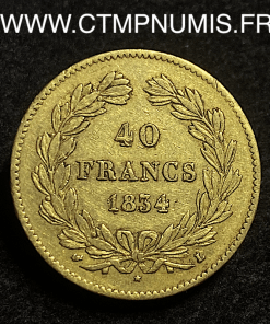 ,40,FRANCS,OR,LOUIS,PHILIPPE,1834,L,BAYONNE,
