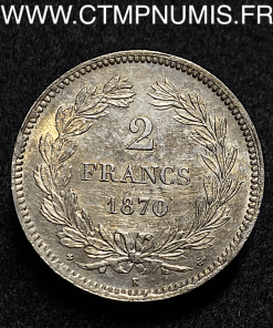 ,2,FRANCS,ARGENT,CERES,1870,BORDEAUX,ANCRE,