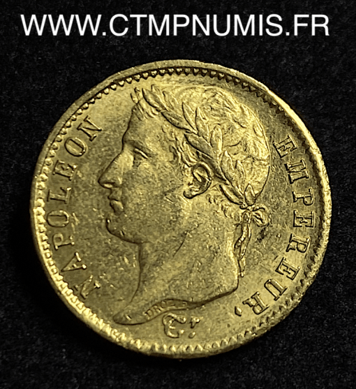 ,20,FRANCS,OR,NAPOLEON,I°,1807,A,PARIS,