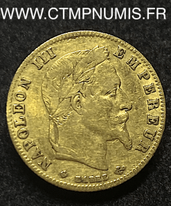 ,MONNAIE,5,FRANCS,OR,NAPOLEON,III,TETE,LAUREE,1867,BB,STRASBOURG,