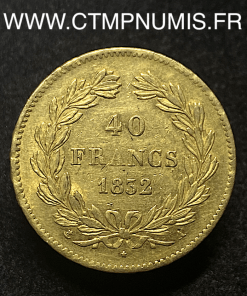 ,40,FRANCS,OR,LOUIS,PHILIPPE,1832,A,PARIS,TTB,