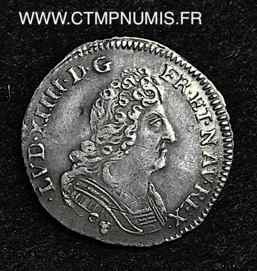 ,LOUIS,XIV,1/20,ECU,ARGENT,1710,M,TOULOUSE,