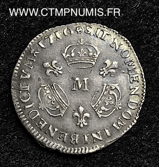 ,LOUIS,XIV,1/20,ECU,ARGENT,1710,M,TOULOUSE,