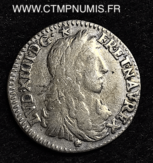 ,LOUIS,XIV,1/12,ECU,ARGENT,1662,M,TOULOUSE,