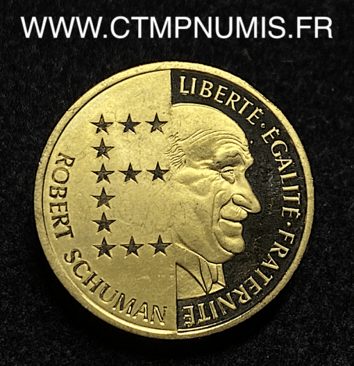 ,MONNAIE,10,FRANCS,SCHUMAN,OR,1986,SPL,