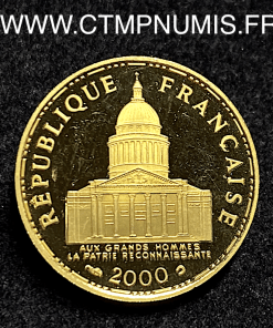 ,MONNAIE,100,FRANCS,OR,PANTHEON,2000,SPL,