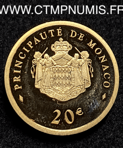 ,MONNAIE,MONACO,20,EURO,OR,ALBERT,II,2008,