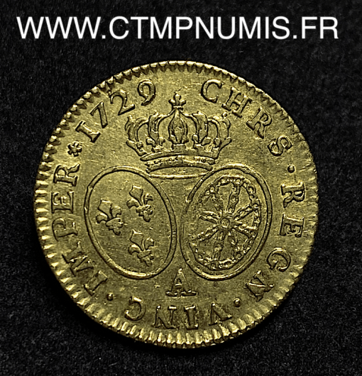 ,LOUIS,XV,LOUIS,OR,AUX,LUNETTES,1729,A,PARIS,