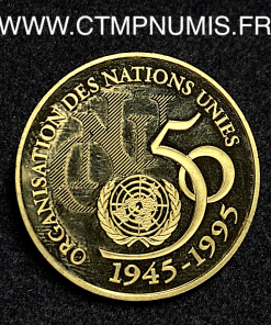 ,5,FRANCS,OR,CINQUANTENAIRE,DE,ONU,1995,