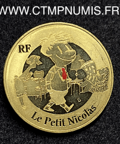 ,MONNAIE,FRANCAISE,50,EURO,OR,LE,PETIT,NICOLAS,BICOLORE,2014,