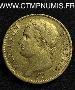 ,40,FRANCS,OR,NAPOLEON,I°,EMPIRE,1810,W,LILLE,