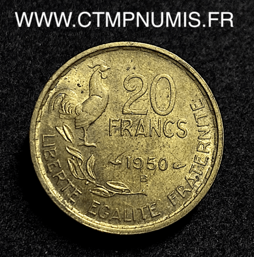 ,20,FRANCS,GEORGES,GUIRAUD,4,PLUMES,1950,B,