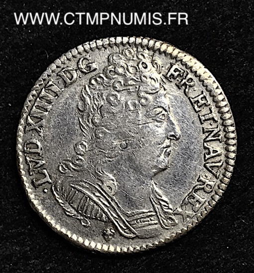 ,LOUIS,XIV,1/10,ECU,3,COURONNES,1715,TOULOUSE,