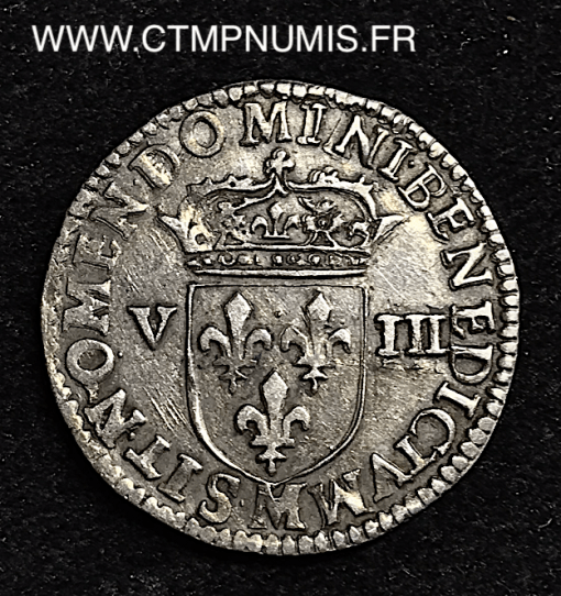 ,LOUIS,XIV,1/8,ECU,ARGENT,1646,M,TOULOUSE,