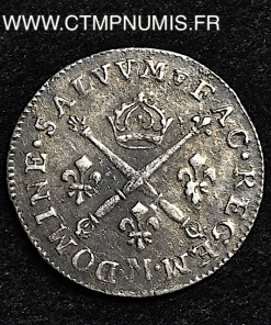 ,MONNAIE,ROYALE,LOUIS,XIV,10,SOLS,ARGENT,AUX,INSIGNES,1704,M,TOULOUSE,