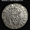 ,LOUIS,XIV,1/4,ECU,ARGENT,1644,M,TOULOUSE,