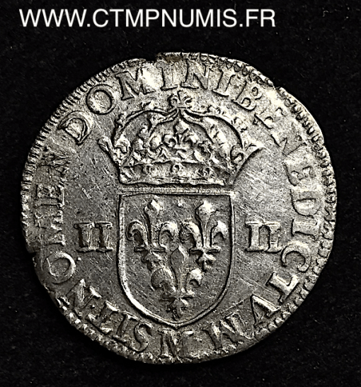 ,LOUIS,XIV,1/4,ECU,ARGENT,1644,M,TOULOUSE,