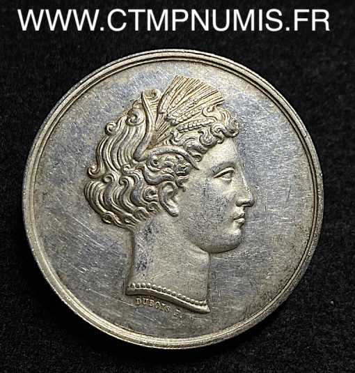 ,JETON,ARGENT,SOCIETE,AGRICULTURE,1820,AUDE,