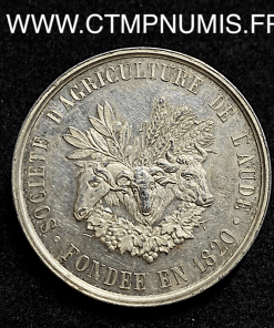 ,JETON,ARGENT,SOCIETE,AGRICULTURE,1820,AUDE,