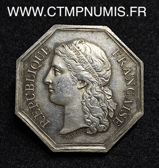 ,JETON,ARGENT,SCIENCES,CARCASSONNE,1836,