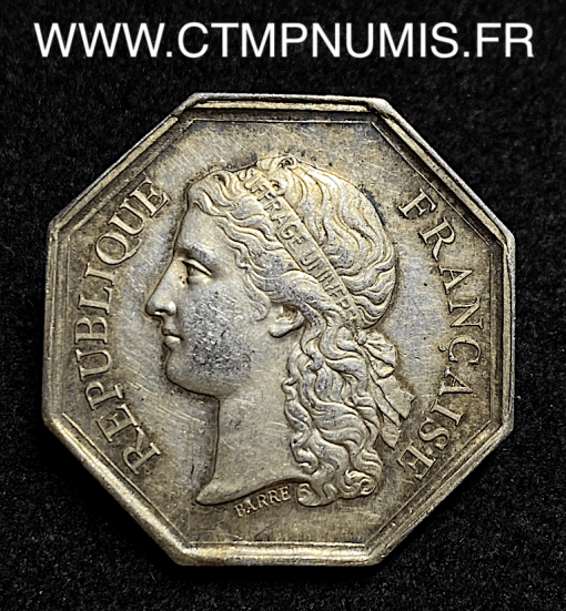 ,JETON,ARGENT,SCIENCES,CARCASSONNE,1836,