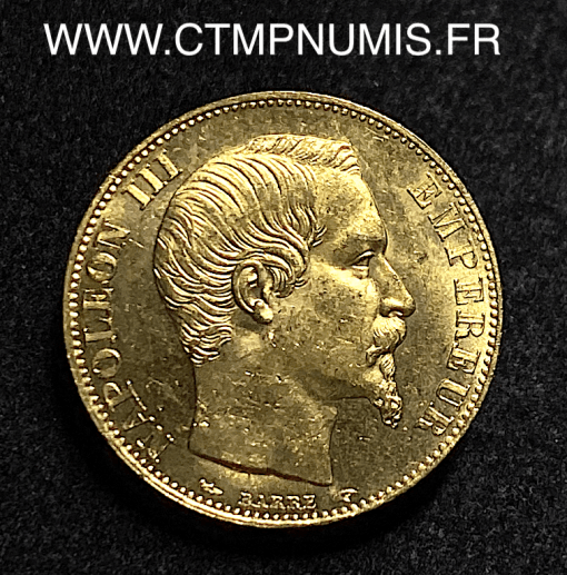 ,MONNAIE,20,FRANCS,OR,NAPOLEON,III,1854,PARIS,