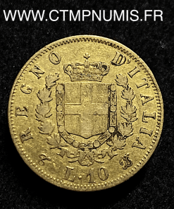 ,ITALIE,10,LIRE,OR,VICTOR,EMMANUEL,1863,TURIN,