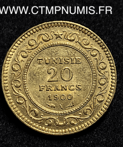 ,TUNISIE,20,FRANCS,OR,1900,A,PARIS,