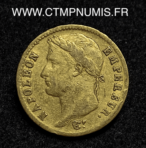 ,20,FRANCS,OR,NAPOLEON,I°,1808,PARIS,