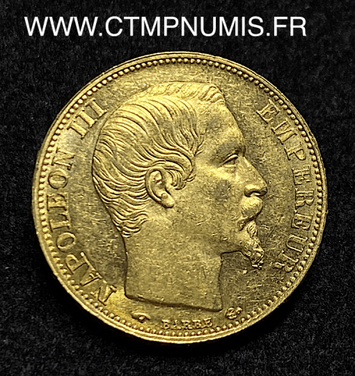 ,EMPIRE,20,FRANCS,OR,NAPOLEON,III,1859,PARIS,