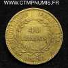 ,40,FRANCS,OR,BONAPARTE,CONSUL,AN,XI,PARIS,