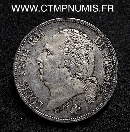 ,2,FRANCS,ARGENT,LOUIS,XVIII,1820,A,PARIS,