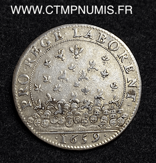 ,JETON,ARGENT,CHAMBRES,AUX,DENIERS,1659,