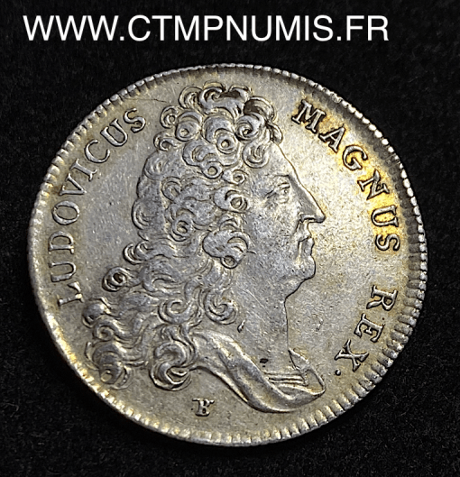 ,JETON,ARGENT,LOUIS,XIV,TRESOR,ROYAL,1704,