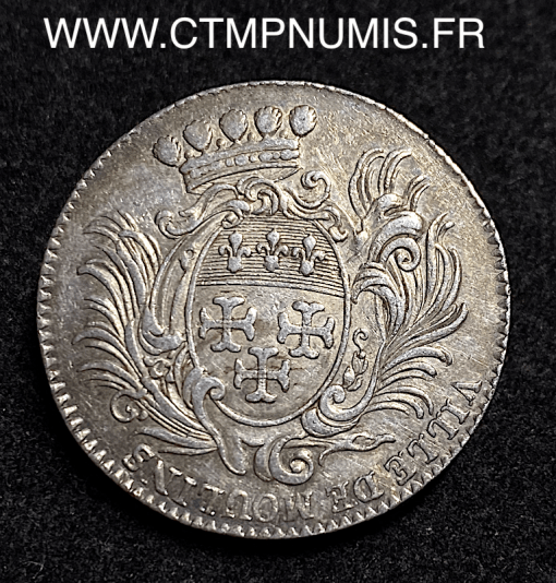 ,JETON,ARGENT,CADIER,MAIRE,DE,MOULINS,1766,