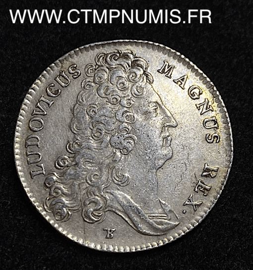 ,JETON,ARGENT,LOUIS,XIV,VILLE,DE,PARIS,1700,