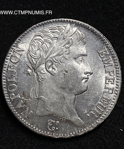 ,MONNAIE,5,FRANCS,ARGENT,NAPOLEON,I°,EMPEREUR,EMPIRE,1811,M,TOULOUSE,