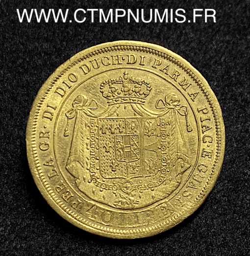 ,PARME,ITALIE,40,LIRE,OR,MARIE,LOUISE,1815,