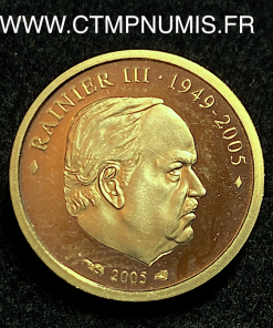 ,MONNAIE,MONACO,10,EURO,OR,ALBERT,II,2005,