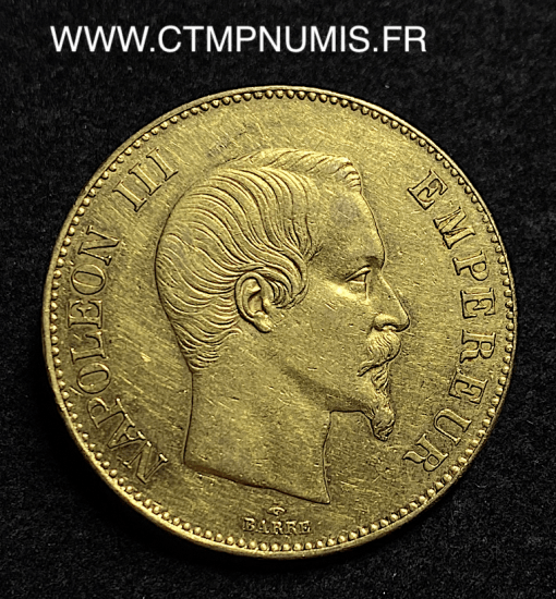 ,100,FRANCS,OR,NAPOLEON,III,1858,PARIS,