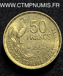 ,MONNAIE,50,FRANCS,GEORGES,GUIRAUD,1954,B,